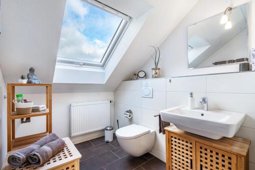 Koupelna v ubytování Ferienwohnung Hobmaier