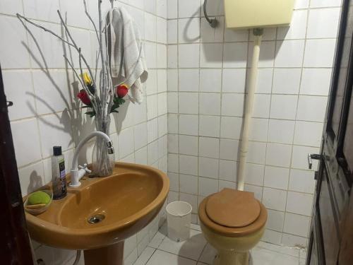 Et badeværelse på Beira Mar Casa - Mosqueiro