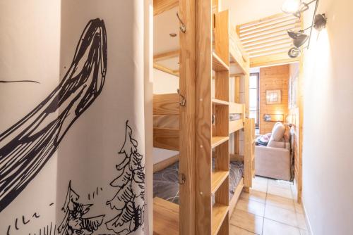 Katil atau katil-katil dalam bilik di Les Narcisses