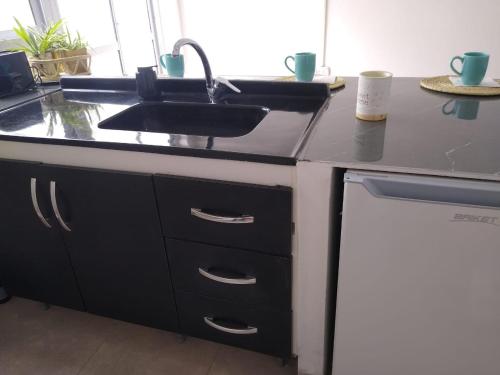 a kitchen counter with a sink and a dishwasher at O Connor Santiago del Estero in Santiago del Estero