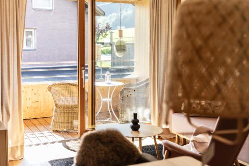 Posezení v ubytování Design Apartment Au - Voralberg