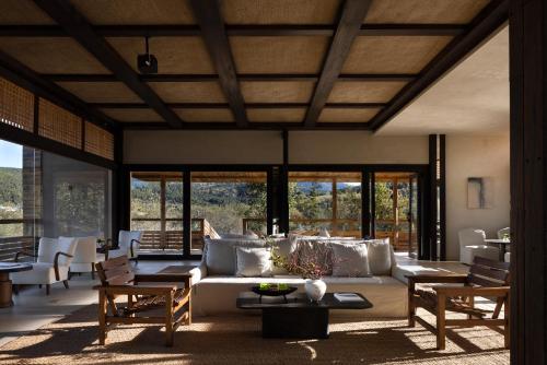 Posezení v ubytování 半渡-安那达野奢酒店-香格里拉店