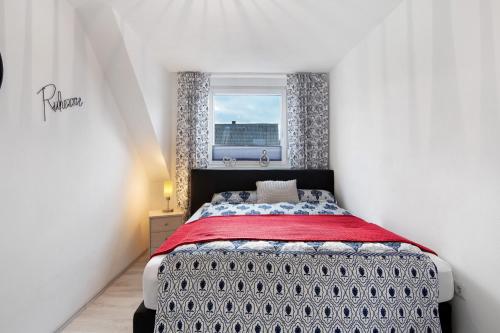 Postel nebo postele na pokoji v ubytování Ferienwohnung aufm Weinberg 0G