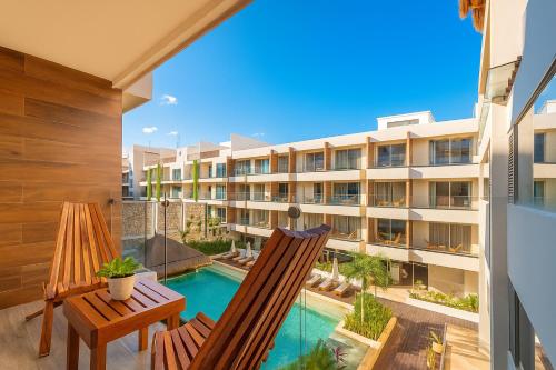 Μπαλκόνι ή βεράντα στο Holiday Inn Tulum by IHG