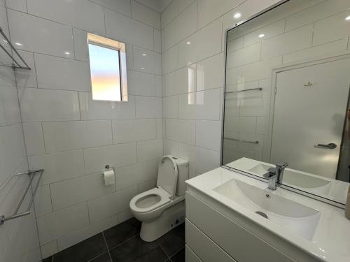 Vonios kambarys apgyvendinimo įstaigoje Riverston Loft