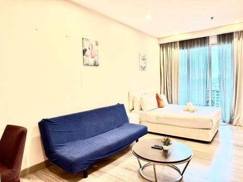 Posezení v ubytování Crystal Suites at Ramad KLCC