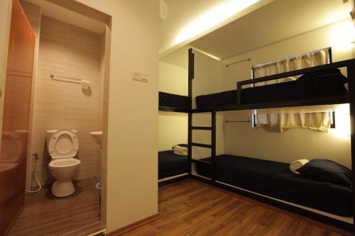 Koupelna v ubytování Hotel N45