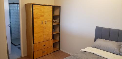 Postel nebo postele na pokoji v ubytování Villa Container - Roteiro do Vinho