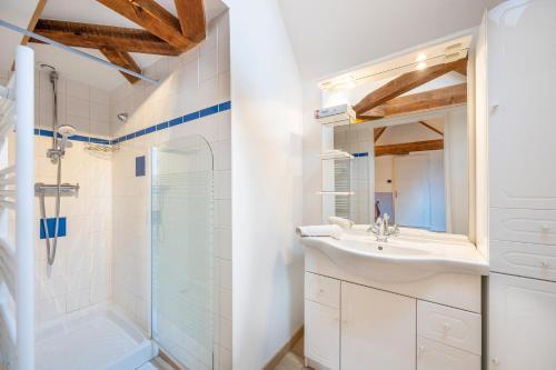 Koupelna v ubytování Gîte de la Nieultière