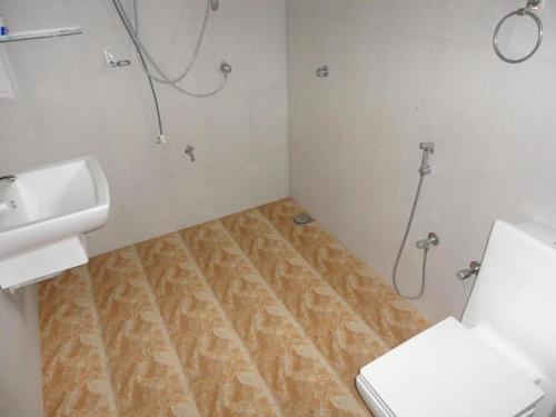 Koupelna v ubytování Inn On The Tree