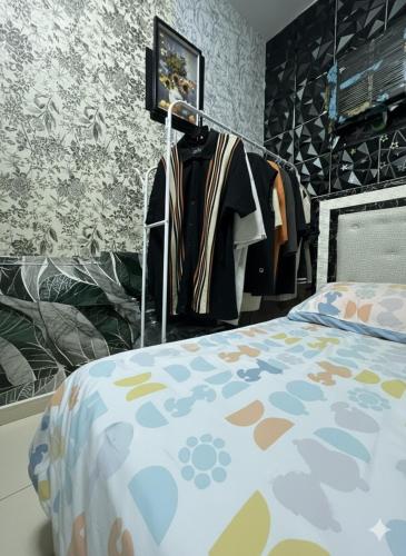 Ένα ή περισσότερα κρεβάτια σε δωμάτιο στο Cozy bliss