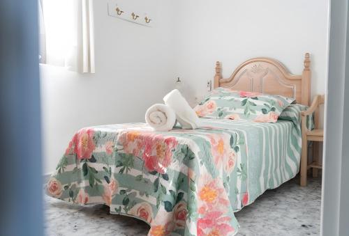 Postel nebo postele na pokoji v ubytování La Esperanza Rural Tourist