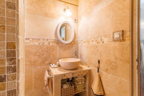 Et badeværelse på Villa les Vallons