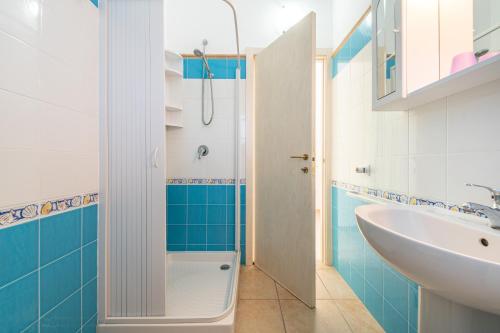 Koupelna v ubytování Sottotorre 2