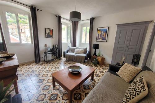 Χώρος καθιστικού στο Casa Torra