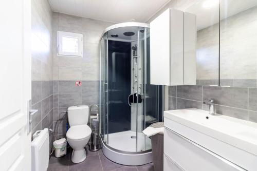 Koupelna v ubytování Gite 3 de l'Orée du Bois