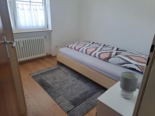 Postel nebo postele na pokoji v ubytování Ferienwohnung im Ries