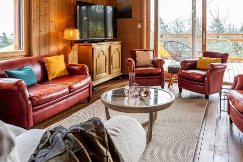 Afbeelding uit fotogalerij van Chalet O'Bois-Centre Alsace in Reichsfeld