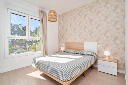 Una cama o camas en una habitación de Paraiso Tropical