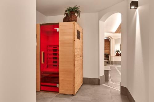 Koupelna v ubytování Hotel Auf der Gsteig GmbH