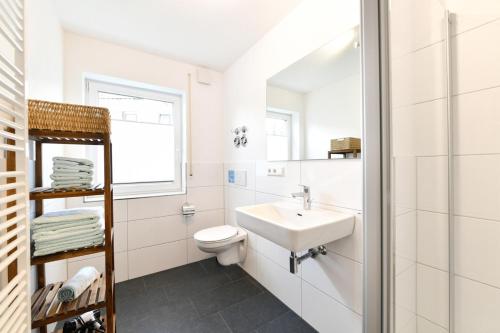 Koupelna v ubytování Dinkelbach Feriendomicil 2 B