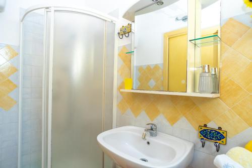 Koupelna v ubytování Villa Rosa - Casa delle Bambole