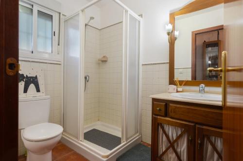 Koupelna v ubytování Villa Rural Las Nubes