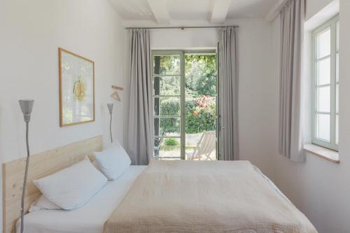 Voodi või voodid majutusasutuse Am Mühlenberg toas