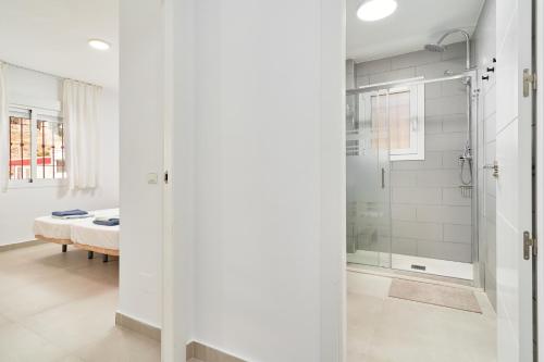 Koupelna v ubytování apartment with seaview in Burriana