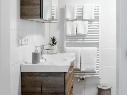 Vannituba majutusasutuses Ferienhof Giedensbach