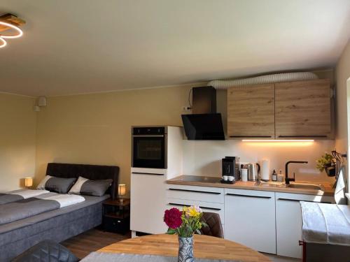 Η κουζίνα ή μικρή κουζίνα στο Black Forest Stüble