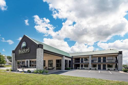 a rendering of a building with a parking lot at The Bradford Hotel, an Ascend Collection Hotel in Springfield