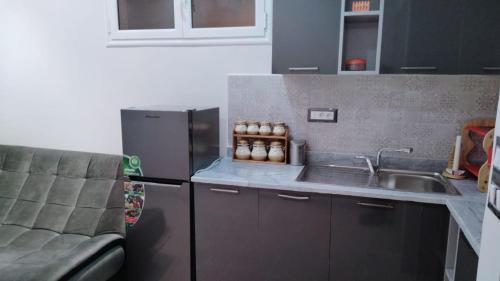 Kuchyň nebo kuchyňský kout v ubytování palmera appart