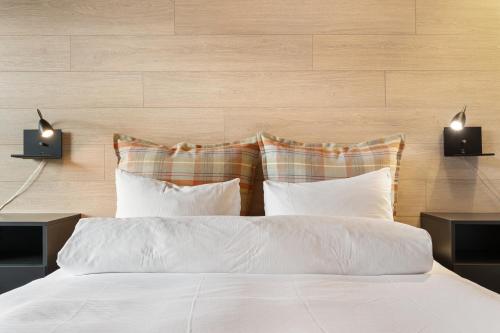 Postel nebo postele na pokoji v ubytování Trysil Hotel