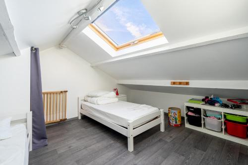 En eller flere senge i et værelse på 190, chic, sobre, plage à pied, 6 p