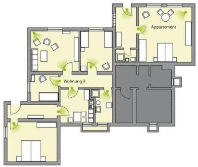 a floor plan of a house with at Reitz in Fritzlar