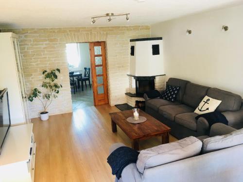 Posezení v ubytování Ferienwohnungen Natur Und Kultur