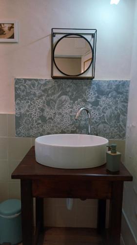 Koupelna v ubytování la stanza del sole