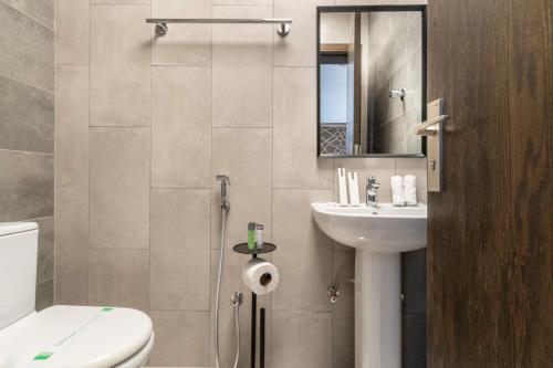 Ένα μπάνιο στο Riviera Family Suite