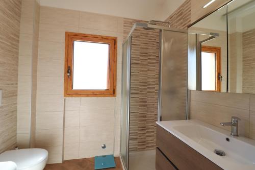 Koupelna v ubytování Casa Aisha a Otranto