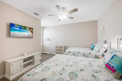 Postel nebo postele na pokoji v ubytování The Blonde Mooose