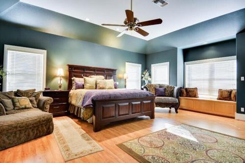 Χώρος καθιστικού στο Star Ranch Main Estate