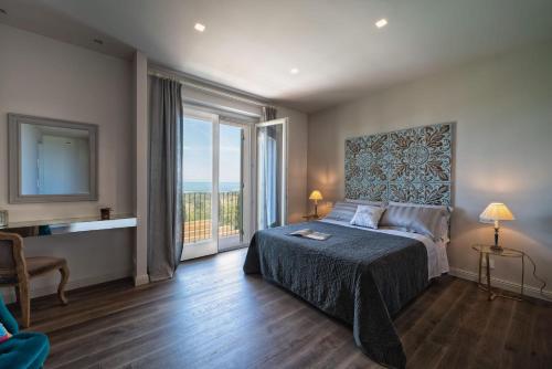 Postel nebo postele na pokoji v ubytování Villa Vecchioni