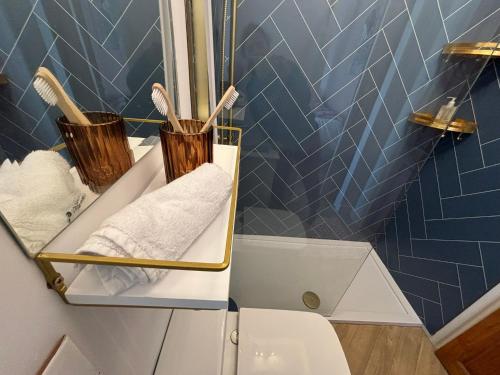 Ένα μπάνιο στο Seaview Surf Studios