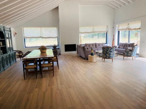 El Molino del Burgo de Osmaにあるシーティングエリア