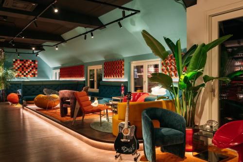 Posezení v ubytování Ruby Giulia Hotel Rome