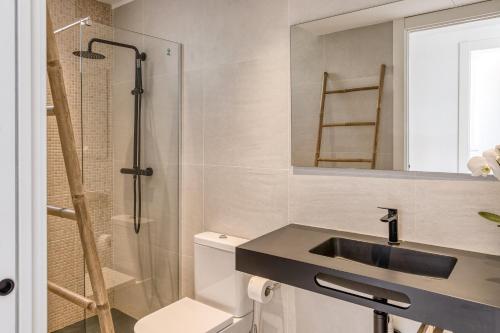 Koupelna v ubytování Apartamento L'escala - 1r Piso