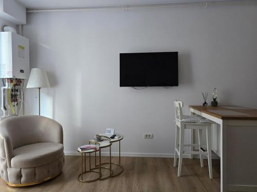 TV a/nebo společenská místnost v ubytování DreamStay Airport Studio