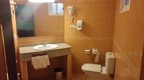 Ванна кімната в Hotel Cabañas