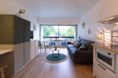 Kuchyň nebo kuchyňský kout v ubytování Studio Du Port 17 - à 100m du port ostréicole